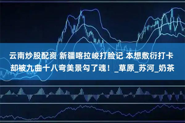 云南炒股配资 新疆喀拉峻打脸记 本想敷衍打卡 却被九曲十八弯美景勾了魂！_草原_苏河_奶茶